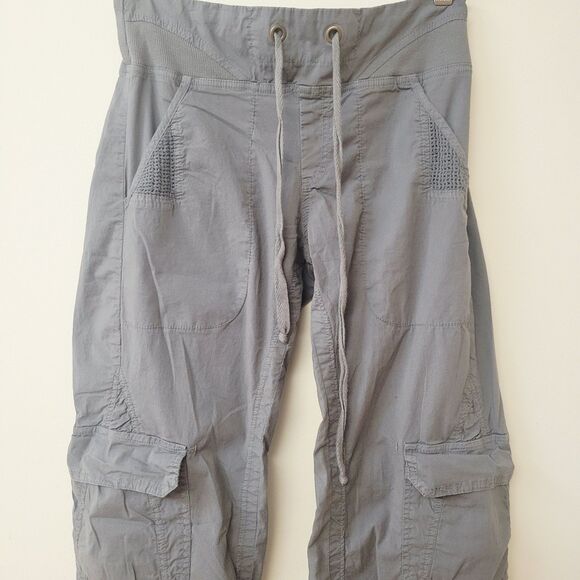 XCVI Pull-on Ruched Gray Size XS Women Pants - Picture 3 of 9